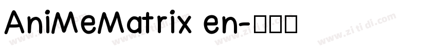 AniMeMatrix en字体转换